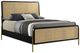 Coaster® Arini Black/Natural California King Panel Bed -1