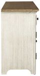Liberty Furniture Farmhouse Reimagined Antique White/Chestnut Entertainment TV Stand-3