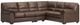 Signature Design by Ashley® WillowBend 3-Piece Umber 38" L-Shape Sectional-0
