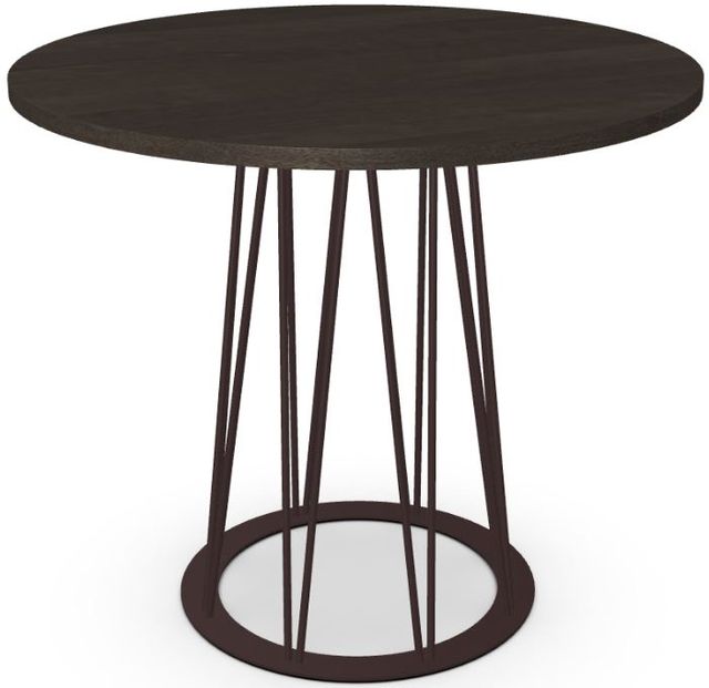 Amisco Customizable Calypso Birch Veneer Counter Height Table with 42" Tabletop -0