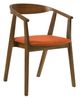 Armen Living Westmont Santana 5-Piece Orange Wooden Dining Set-2