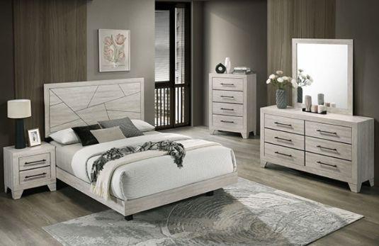 Furniture of America® Dubuque Light Gray Chest-1