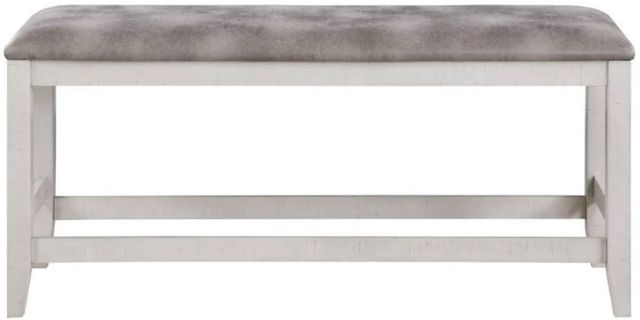 New Classic® Home Furnishings Richland Stonewash Gray Counter Height Bench-2