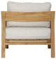 Dovetail Furniture Lexy Natural/Taupe Fabric/Wooden Outdoor Sofa Chair-3