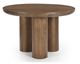 Bassett Mirror Napa Brown Round Dining Table-0