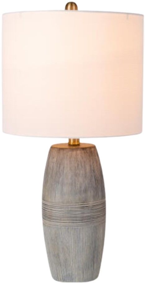 Surya Surtsey Glazed Gray Table Lamp-4