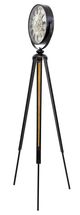 YHD Black/White Tripod Vintage Gear Clock-0