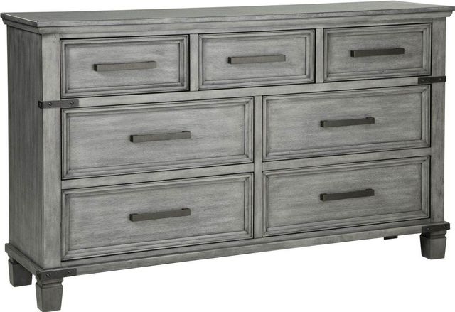 Signature Design by Ashley® Russelyn 2-Piece Gray King Storage Bed Set-2