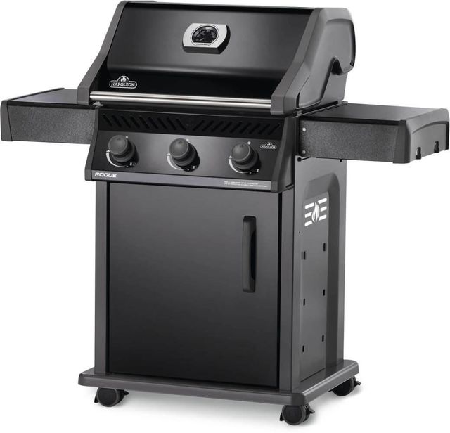 Napoleon® Rogue® 425 3-Burner Black Freestanding Liquid Propane Grill-2