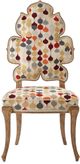 Global Views Wiggle Muslin Dining Chair-0