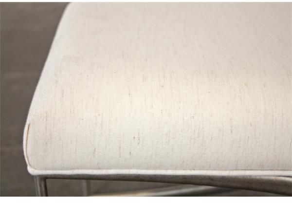 Riverside Furniture Sophie White 48-Inch Upholstered Bed Bench-1