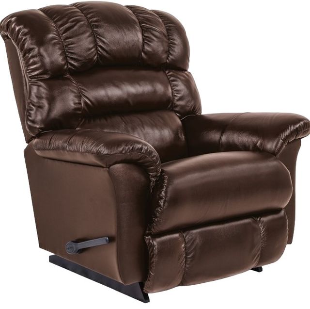La-Z-Boy® Randell Harvest Leather Manual Rocking Recliner-0