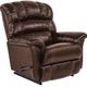 La-Z-Boy® Randell Harvest Leather Manual Rocking Recliner-0