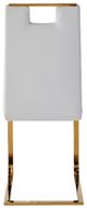 Mazin Furniture Althea Gold/White Side Chair-3
