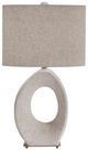 Signature Design by Ashley® Trentlen Cream Table Lamp with Gold Accent-0