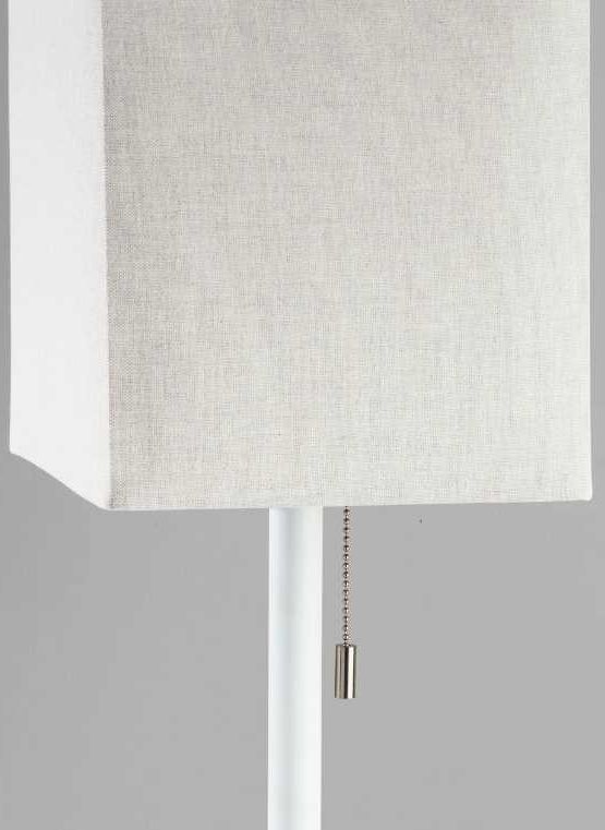 Adesso® Estelle Matte White Table Lamp-1
