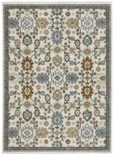 Beige-Blue-White