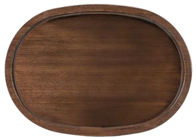 Hooker® Furniture Melange Contours Dark Walnut Side Table-3