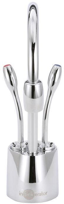 InSinkErator® Indulge™ Contemporary Brushed Chrome Hot/Cool Faucet-2