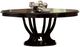 Mazin Furniture Savion Espresso Round Dining Table-0