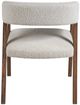 Universal Explore Home™ New Modern Medium Brown Oak/Oris Snow Dining Chair-4