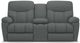 La-Z-Boy® Morrison Grey Power Reclining Loveseat with Console-0