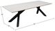 Nest Home Collections Julian Bleached White Rectangular Dining Table with Iron Base-2