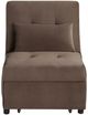 Homelegance® Garrell Brown Lift Top Storage Bench with Pullout Bed-2