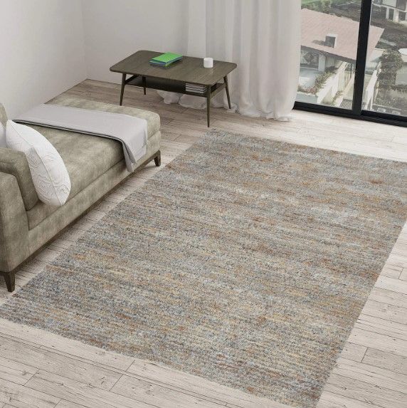 KAS Rugs Kauai Silver Natural Horizon 5'x7' Area Rug-4