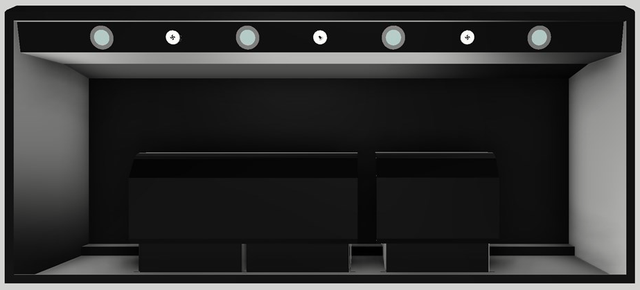 Vent-A-Hood® 60" Black Wall Hood-2