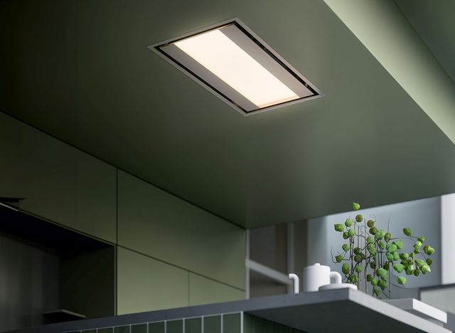 Falmec Nuvola 90 36" Painted White Steel Insert Range Hood-3