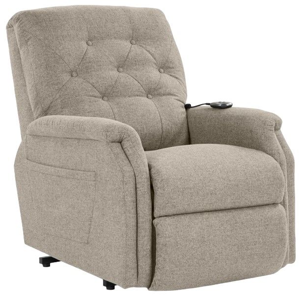 La-Z-Boy® Billie Bronze Wicker Power Lift Recliner-0
