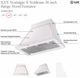 Ilve® Nostalgie II Noblesse 36" RAL Color Wall Mounted Range Hood with Copper Trim-2