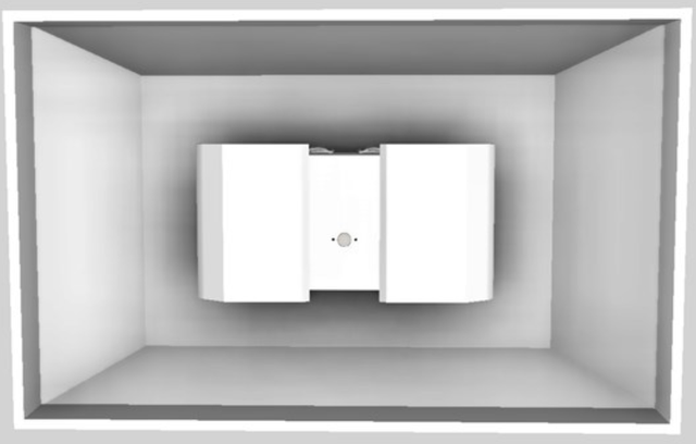 Vent-A-Hood® 48" White Euro-Style Island Range Hood-2