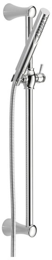 Delta Compel® Chrome Premium Single-Setting Slide Bar Hand Shower-0