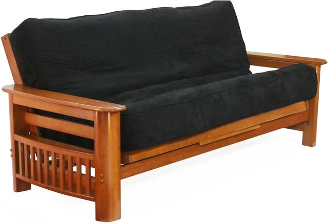 Night & Day Furniture™ Portofino Cherry Queen Moon Glider Futon-0