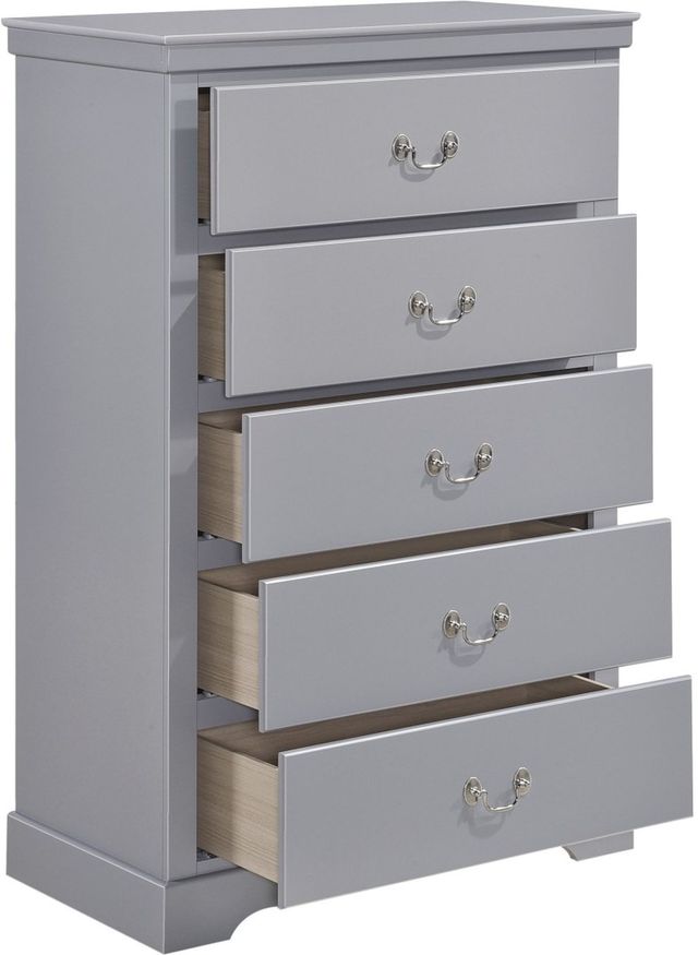 Mazin Furniture Seabright Gray Chest-2