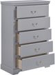 Mazin Furniture Seabright Gray Chest-2
