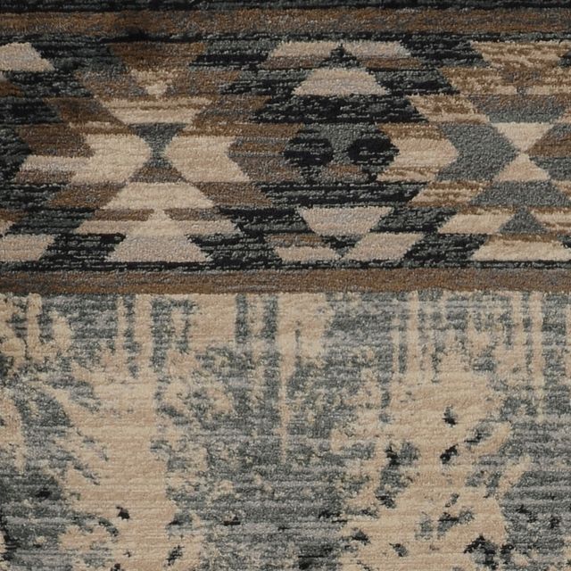 KAS Rugs Chester 5636 Slate Blue Pines 5'x8' Rug-3