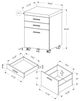 Monarch Specialties Inc. Dark Taupe Filing Cabinet-1