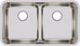 Elkay Lustertone® Classic Lustrous Satin 32-1/16" x 18-1/2" x 8" Equal Double Bowl Undermount Sink with Aqua Divide-1