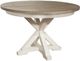 Riverside Furniture Myra Natural Round Dining Table with Paperwhite Base-0