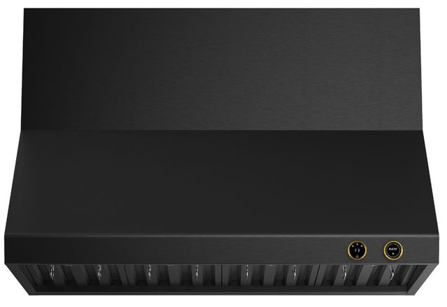 Kucht Professional 48" Titanium Stainless Steel Wall Mount Range Hood with Gold Accents-1