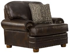 Jackson Furniture Roberto Cocoa Leather Chair
