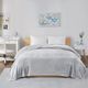 Olliix by Intelligent Design Microlight Plush Grey King Oversized Blanket-2