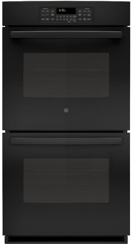 GE® 27" Electric Double Oven Built In-Black-0