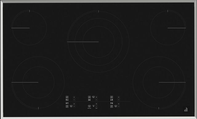 JennAir® Lustre 36" Stainless Steel Electric Cooktop-0