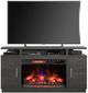 Bell'O® Breya Tifton Oak Media Stand with Electric Fireplace Insert-3