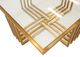 VIG Furniture Modrest Clear/Gold Coffee Table-1