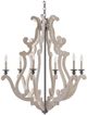 Currey & Company Durand Old Iron/Portland Chandelier-0